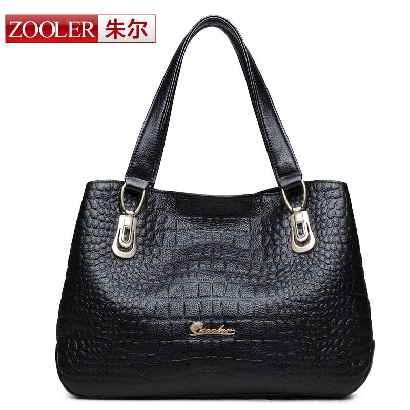 休闲高档包包女士牛皮包 h-805 黑色 京东自营