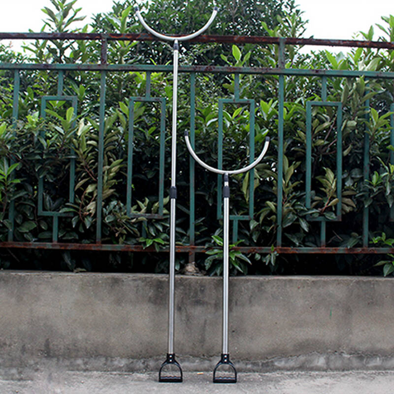 304不锈钢伸缩防暴钢叉 校园防爆安保装备学校抓捕器保安器材 标准版