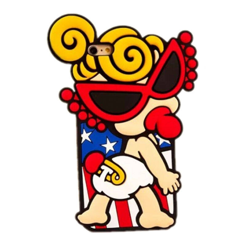 luphie 卡通黑超b全包边防摔4.