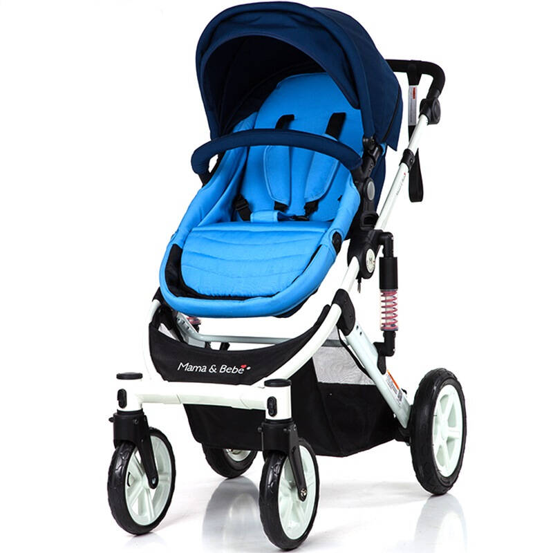 mamabebe 高景观婴儿推车双向避震可躺可提篮 荷兰进口品牌 漫游者