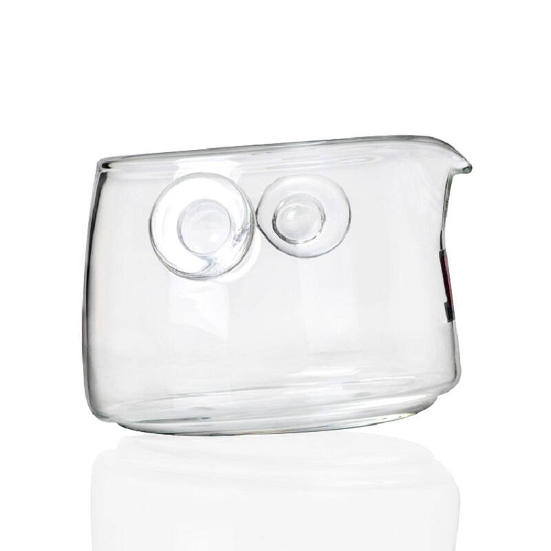 一屋窑制 耐高温玻璃茶具冲茶器 冷水壶小巧实用 大容量 晶莹过滤杯