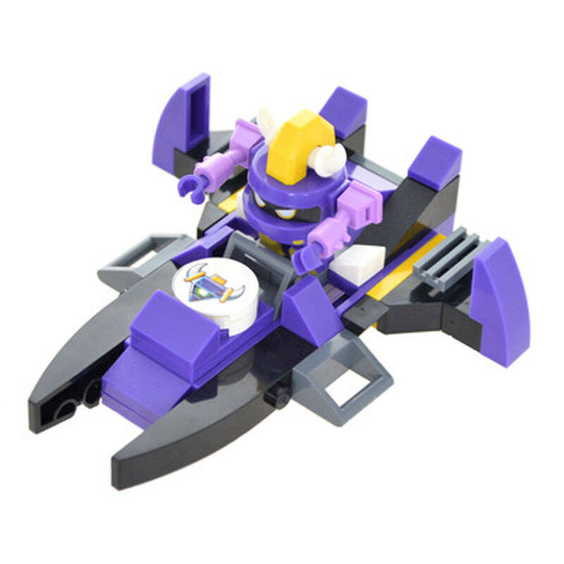 新上市星钻三变积木玩具组装 积变战士拼插3变82001-82004星钻积木 三