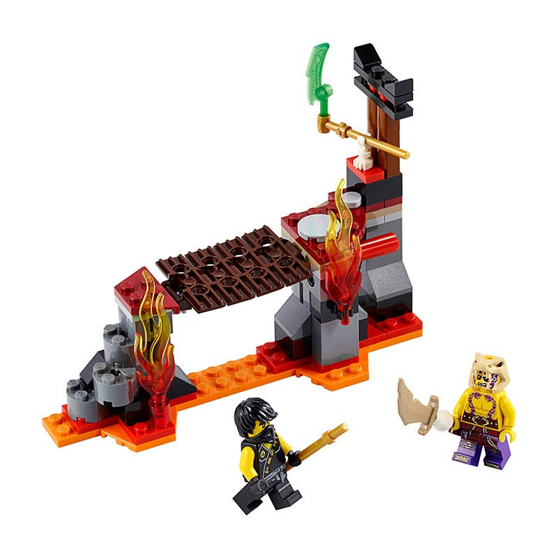 lego 乐高 ninjago 幻影忍者系列 决战熔岩谷 70753