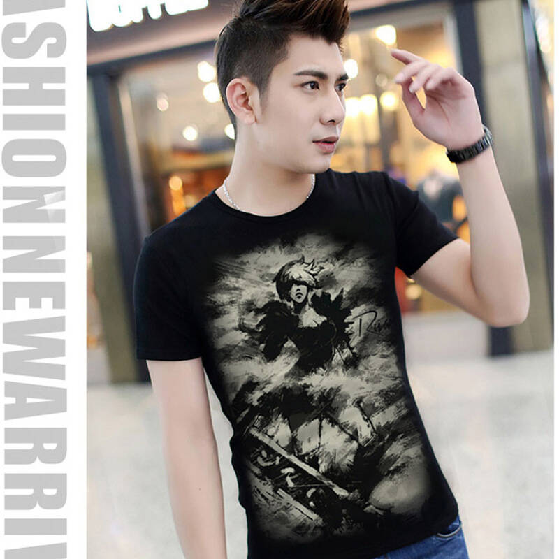 丹杰仕 2015夏装新款男士短袖t恤英雄联盟半袖衣服lol游戏汗衫青少年