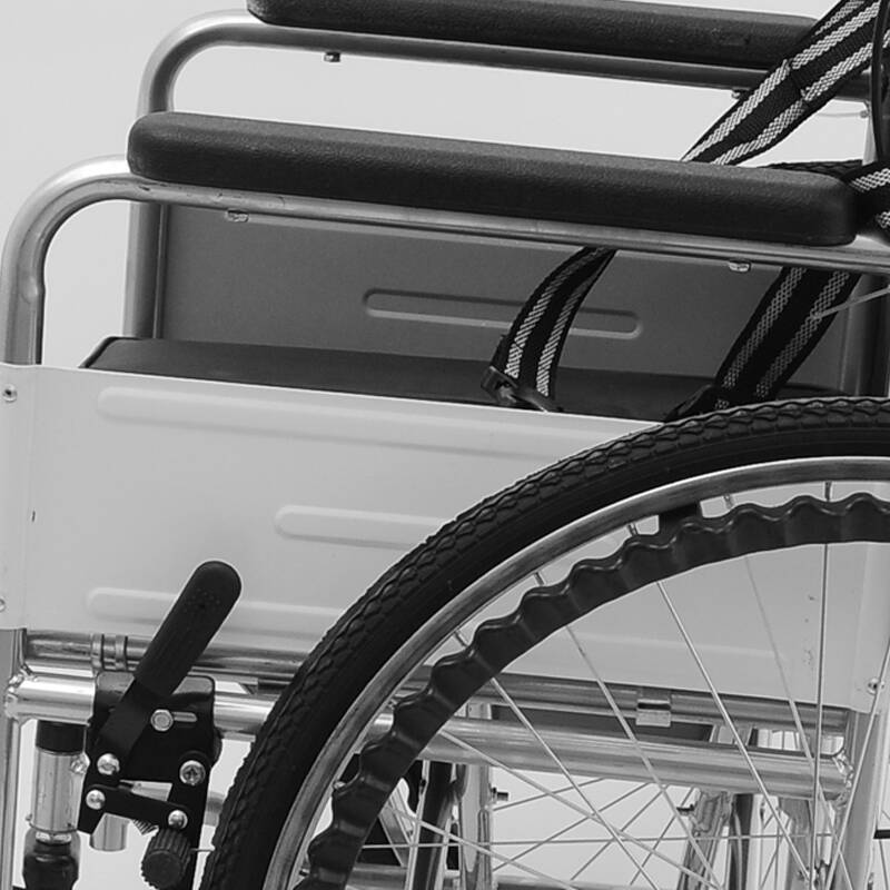 互康 坐便轮椅折叠老人轻便轮椅车 黑色hk-02