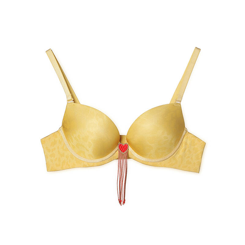 兰卓丽 光面无痕性感聚拢文胸 130金色 75b