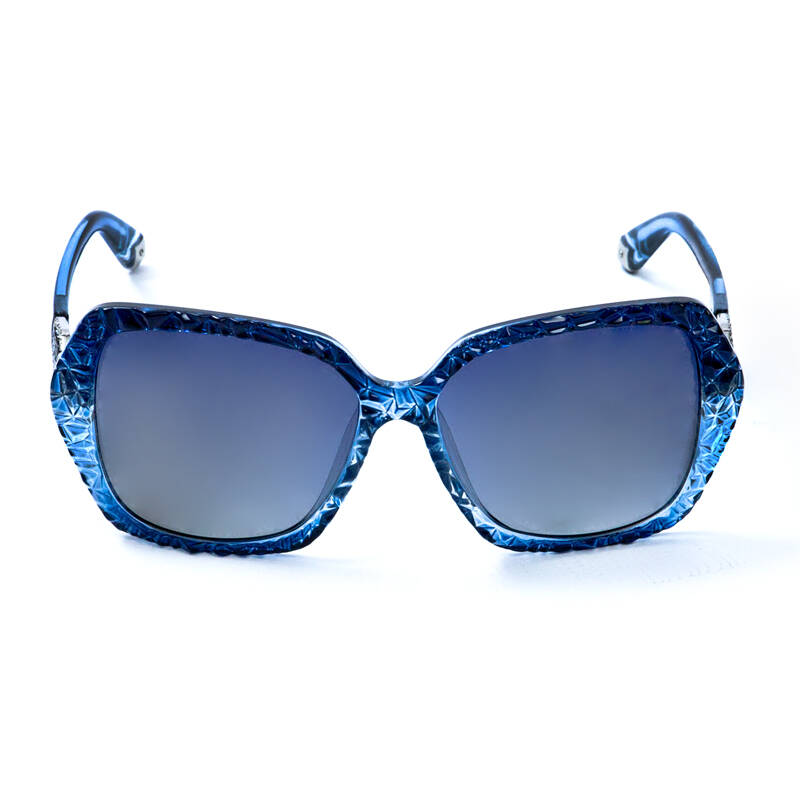 prsr 帕莎 女款tr90材质渐变镜片偏光眼镜太阳眼镜t60063 t134 蓝色