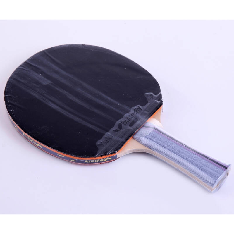 蝴蝶三星乒乓球拍 tbc301/302乒乓球成品拍球拍 双面反胶 直拍横拍