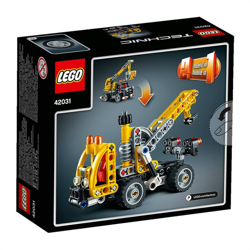 【京东超市】乐高 (lego) technic 机械组 车载式吊车 42031 积木儿童