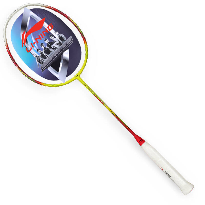 lining李宁羽毛球拍超轻全碳素羽毛拍单拍 风暴500红(79克)进攻