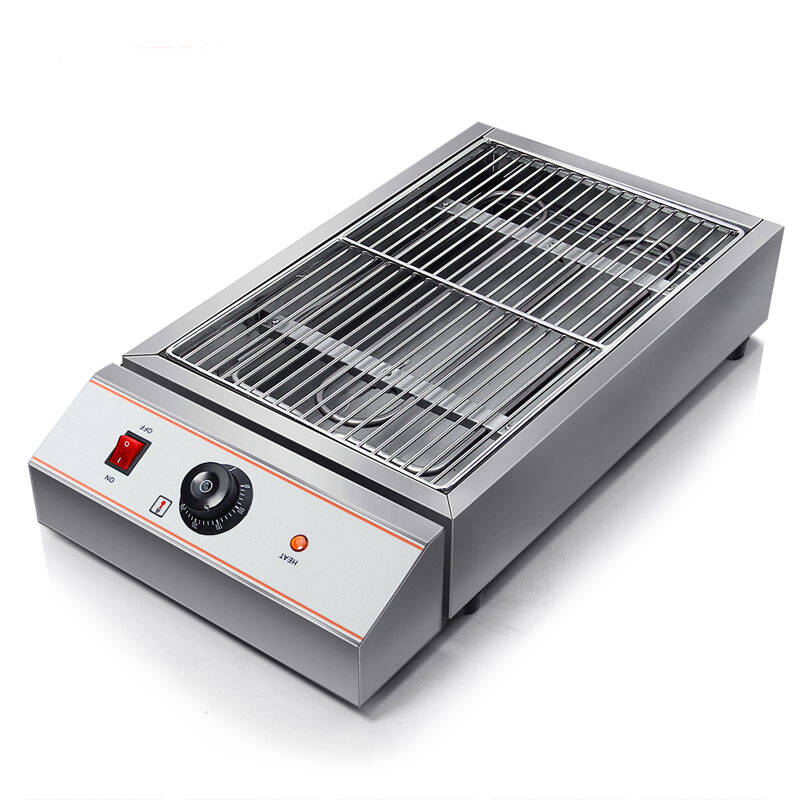 电烤炉无烟温控探针排油电烤炉家用商用烤肉机电烤盘烧烤架铁板烧