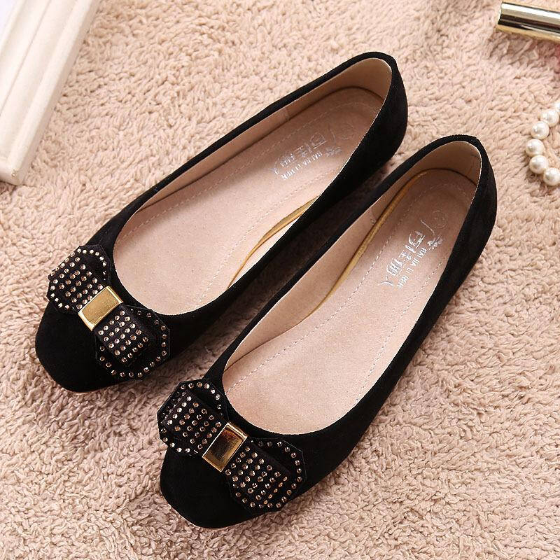 平底单鞋女软皮