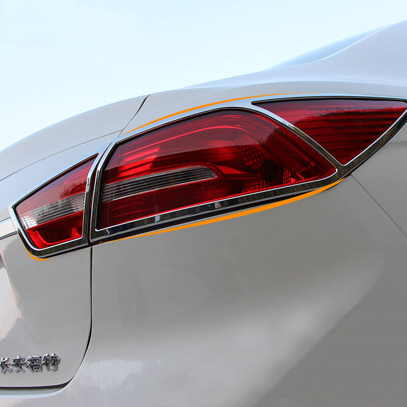 铭炫15款福特福睿斯前后灯罩 改装专用大灯装饰框 车灯装饰条 abs电镀