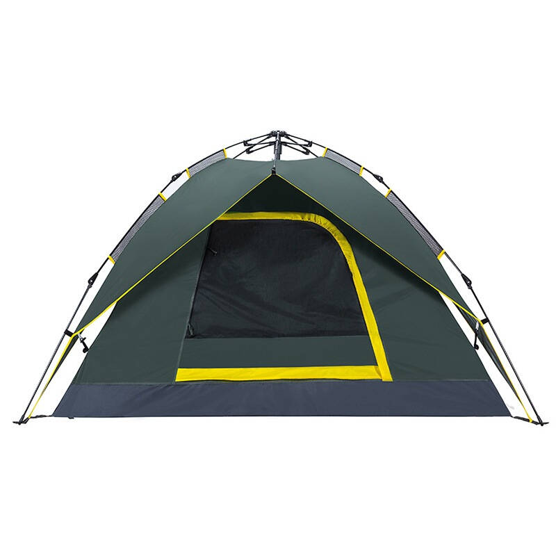 犸凯奴/makino中性防蚊透气防泼水自动帐篷 0087军绿210*210*130cm
