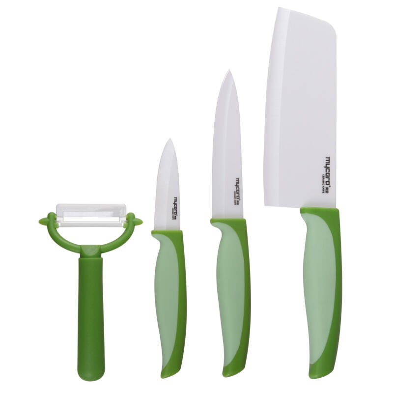 美瓷(mycera)陶瓷刀5件套 (绿色) tqq03f