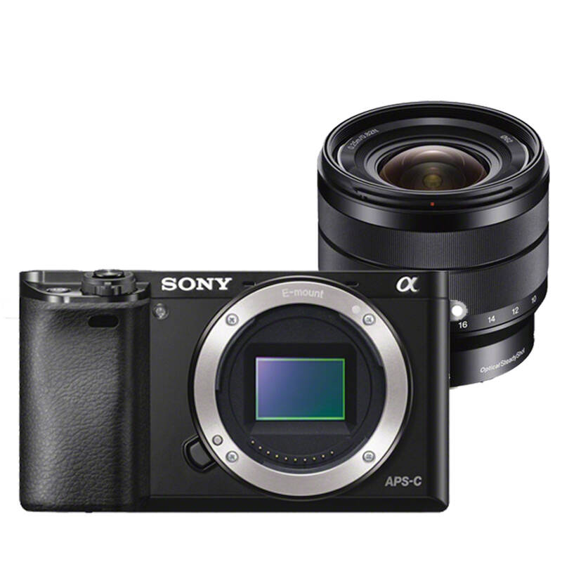 索尼(sony)a6000/ilce-6000微单相机(e 10-18mm f4 oss 黑色