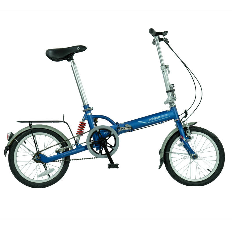 dahon大行 16寸后避震高碳钢架折叠自行车通勤单车 白色