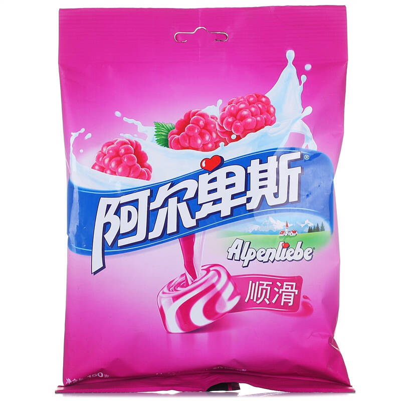 阿尔卑斯 仙谷树莓牛奶硬糖150g(新老包装随机发售)