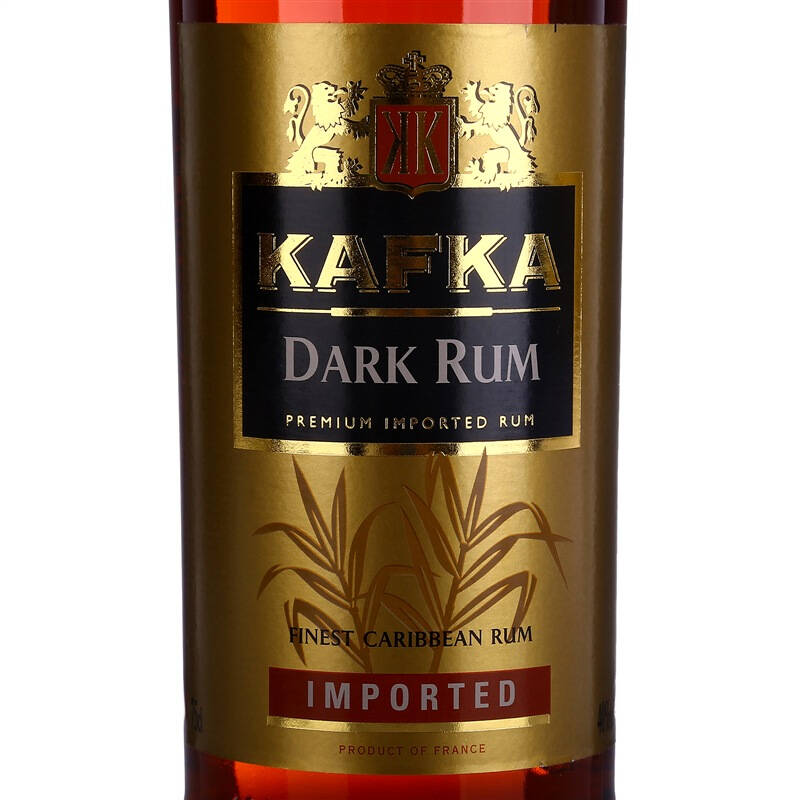 卡夫卡(kafka)黑朗姆酒750ml