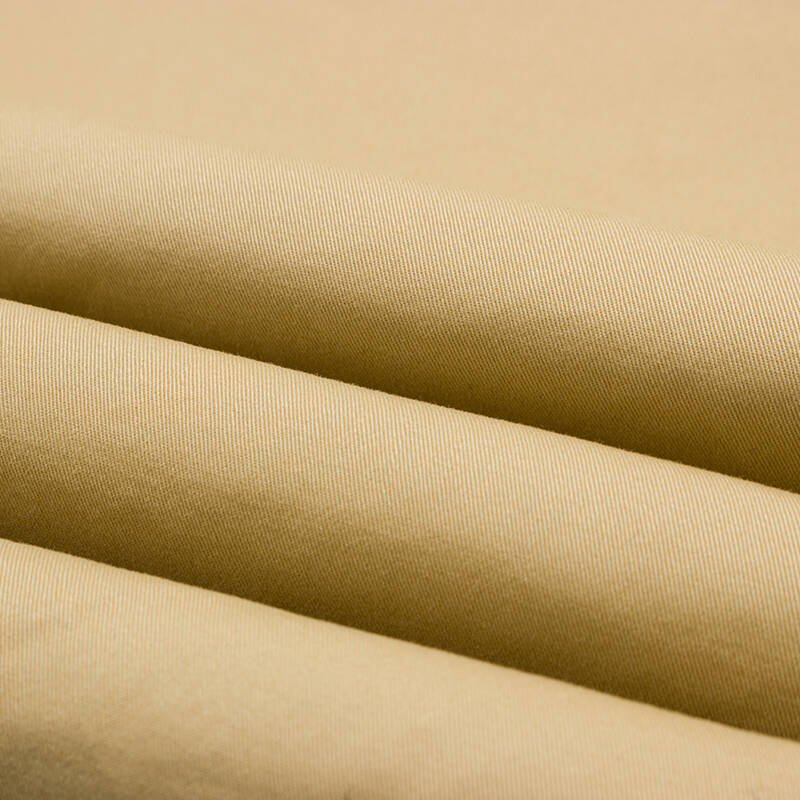 春夏新款休闲裤男士直筒修身时尚百搭多色纯色长裤男中腰裤子 卡其 