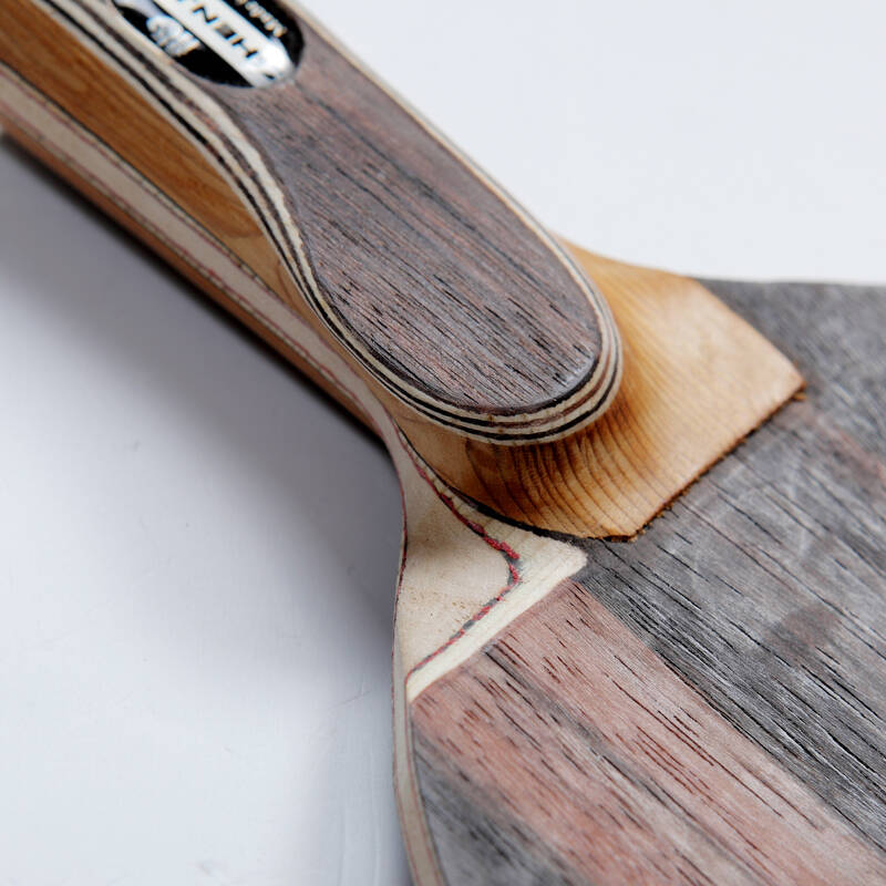 无机时代 红芳碳 黑檀面专业级超级乒乓球拍底板直拍横打(送精美拍套)