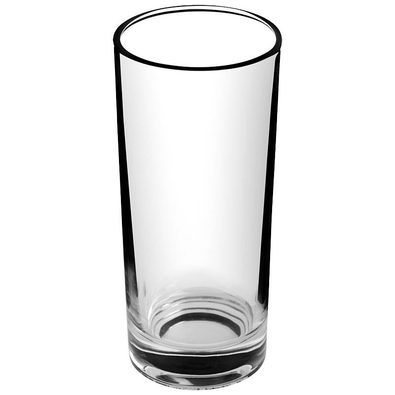 【京东超市】嘉鸿美居 分享系列 果汁饮料饮水无铅玻璃杯圆形 6只套装