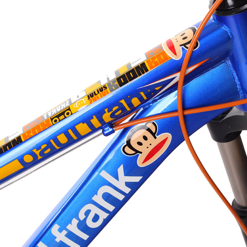 paul frank/大嘴猴24寸青少自行车21速高碳钢山地车学生山地自行车