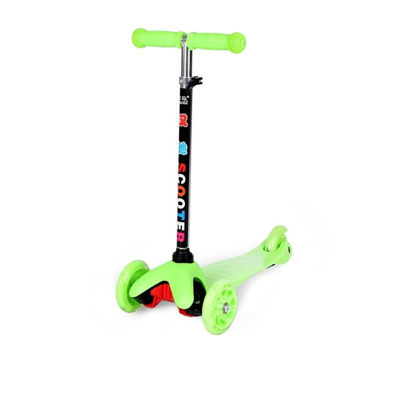 汉驰 儿童滑板车滑行宝宝三轮滑滑车瑞士3轮4轮2岁小孩四轮踏板滑轮车