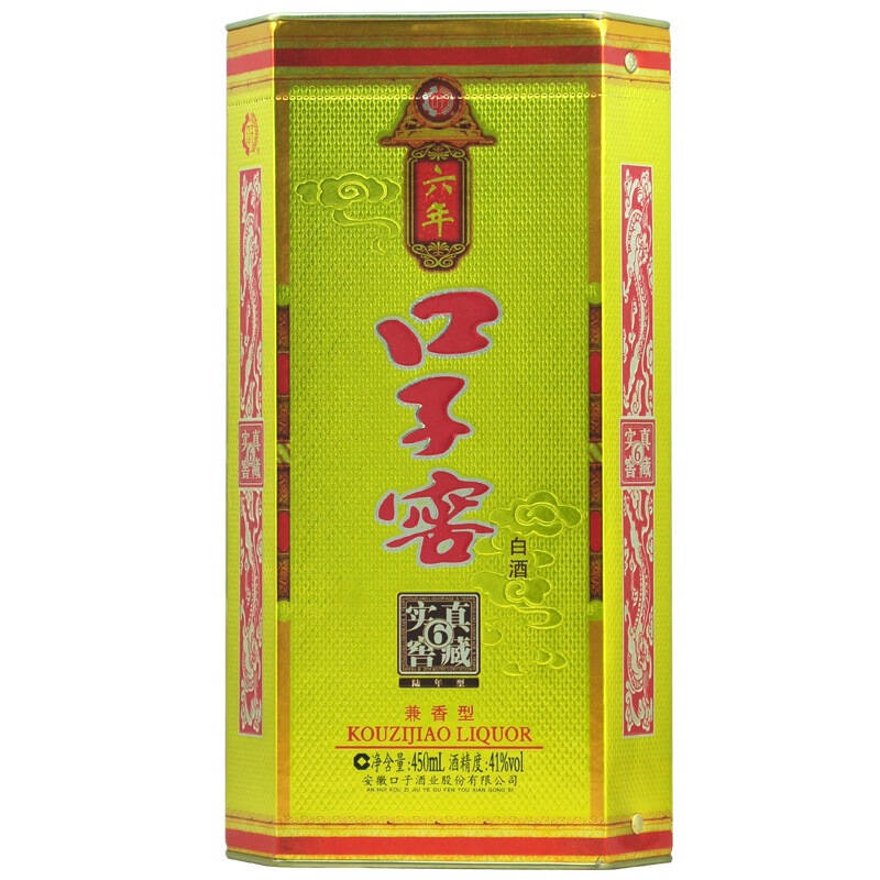 口子窖 口子六年 41度 450ml【图片 价格 品牌 评论】-京东