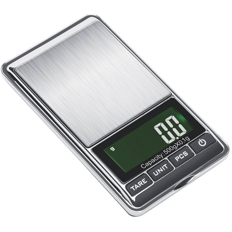 【京东发货】花潮(hc0电子珠宝秤500g/0.1g 便携秤 口袋电子秤es-06b