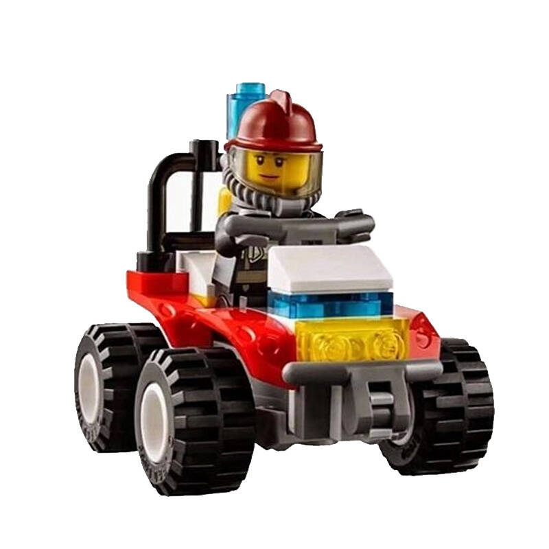 乐高lego城市系列益智拼插积木玩具 消防入门套装60088孩子礼物5岁