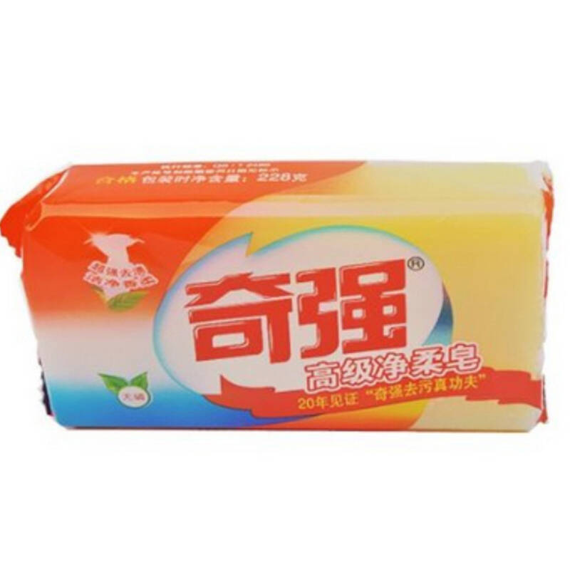奇强透明皂228g/块