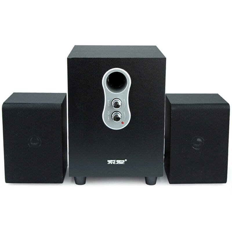 索爱(soaiy)sa-c1 2.1多媒体有源音箱 (黑色) 自营