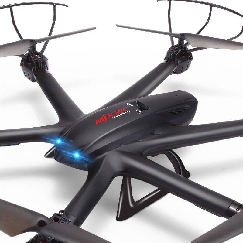 美嘉欣(mjx r/c technic)x600黑色六轴飞行器 实时航拍超大遥控飞机