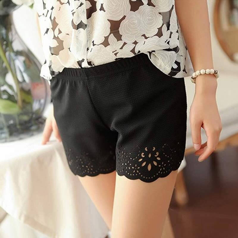 【618大促】2015夏季新款 三分镂空泡泡短裤女 女外穿打底裤 泡泡裤