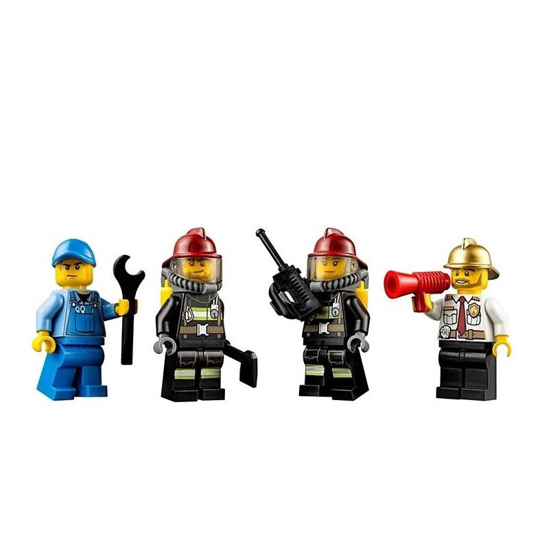 乐高lego城市系列益智拼插积木玩具 消防入门套装60088孩子礼物5岁