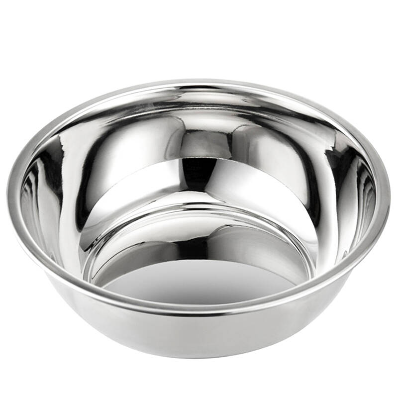 欧圣美 加厚不锈钢盆 饭盆 碗 汤盆 菜盆 调味盆 直径20cmm0055