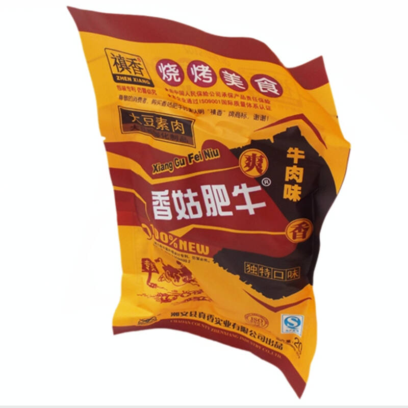 禛香 香菇肥牛 牛肉味 20g 包装 休闲美味零食 素食品