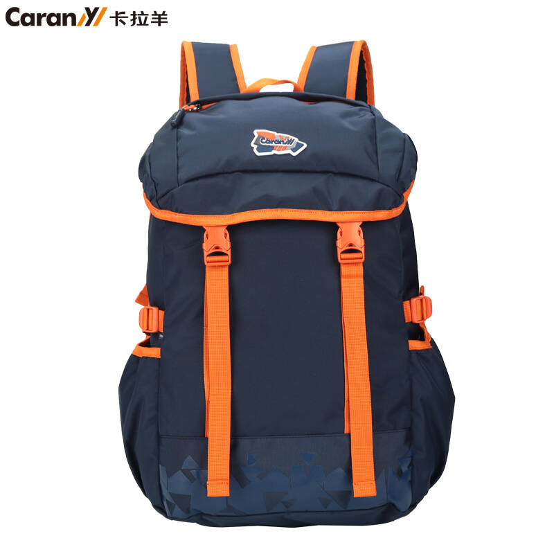 卡拉羊14/15/17吋专业电脑双肩包加厚电脑隔层休闲背包男女学生双肩