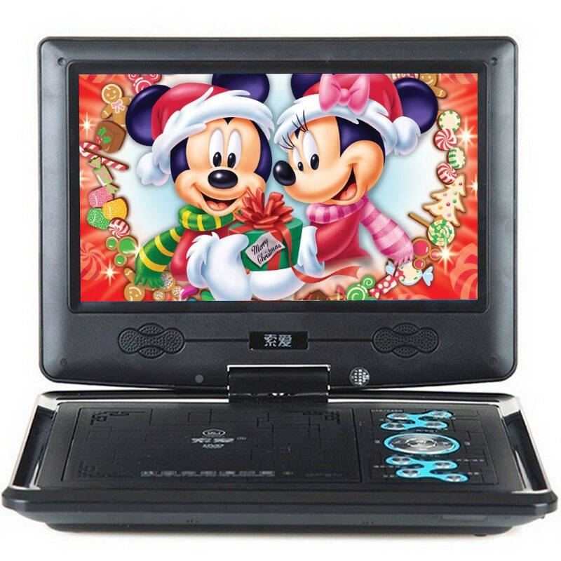 索爱(soaiy)690h 便携式移动dvd播放机(黑色)