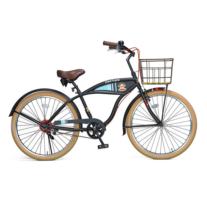paul frank/大嘴猴自行车 26寸单车 新款公路自行车 代步男女士自行车