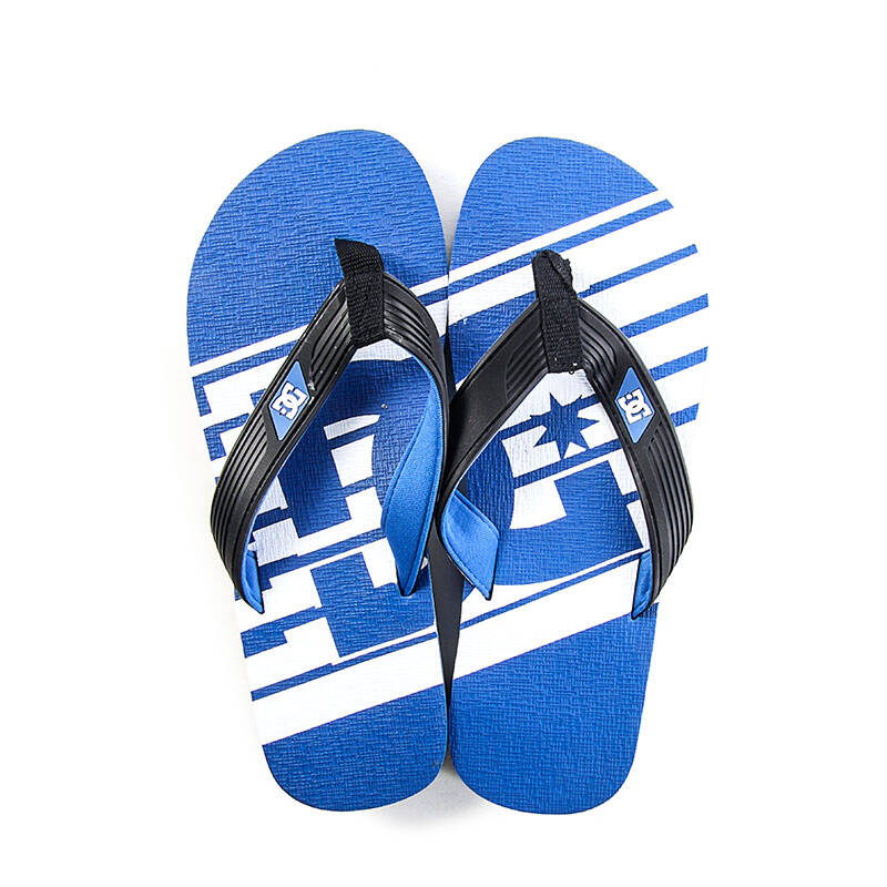 dc男士拖鞋snap graffik夏季时尚人字拖320324 绿夹黑色olp 42