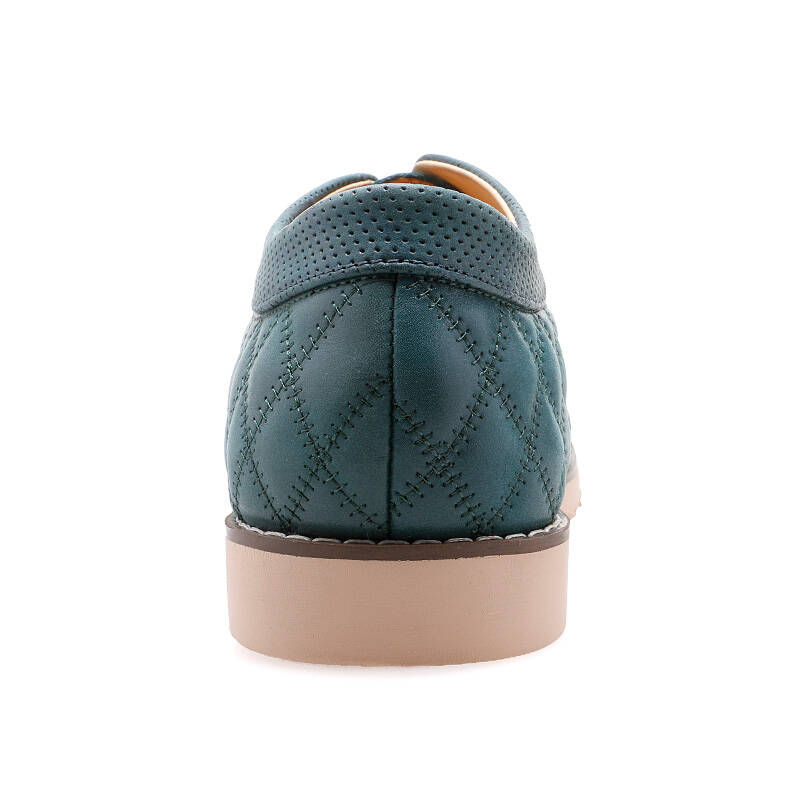 美国苹果(apple)夏季新款休闲男鞋系带时尚韩版纯色男士鞋子3245008墨