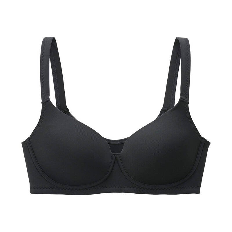 女装 无钢圈文胸(柔软) 136243 优衣库uniqlo 黑色 160/90(m)
