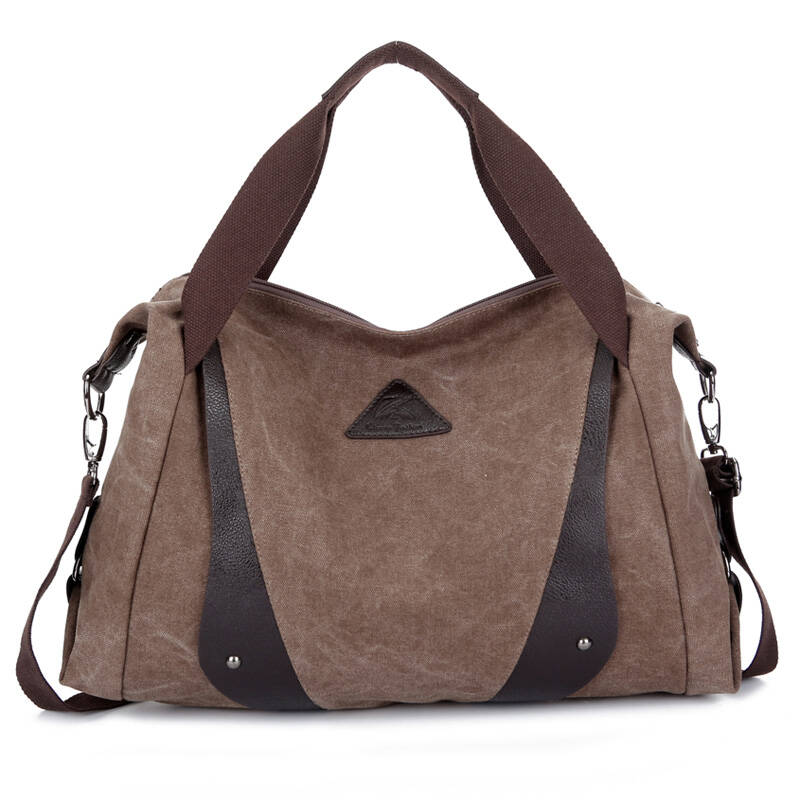 女包新款韩版时尚百搭帆布包简约休闲牛津纺包单肩包斜挎手提大包