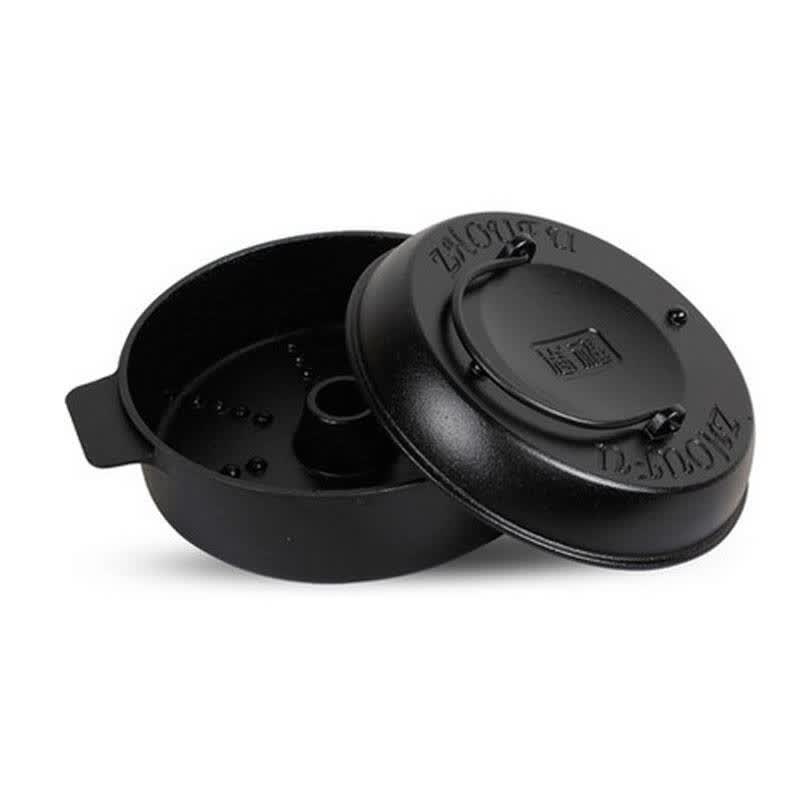 烤锅 日式烧烤架 无烟烧烤炉燃气灶烤地瓜锅 生铁烤薯锅 - 京东触屏版