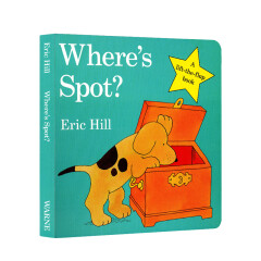 Where's Spot? 小玻在哪里纸板翻翻书儿童低幼启蒙英语亲子互动游戏书