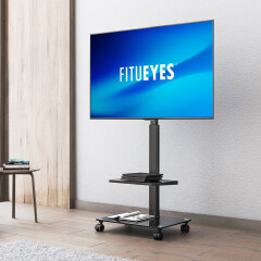 FITUEYES移动游戏电视支架（32-55英寸）家用电视推车落地挂架显示器支架小米索尼三星华为底座 TT206002GB