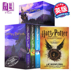 哈利波特1-8全套 英文原版 Harry Potter JK罗琳 哈利波特与魔法石与被诅咒的孩子