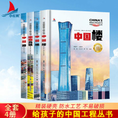 给孩子的一套中国工程丛书 中国楼 中国桥 中国高铁 中国港精装 中国工程丛书全套4册